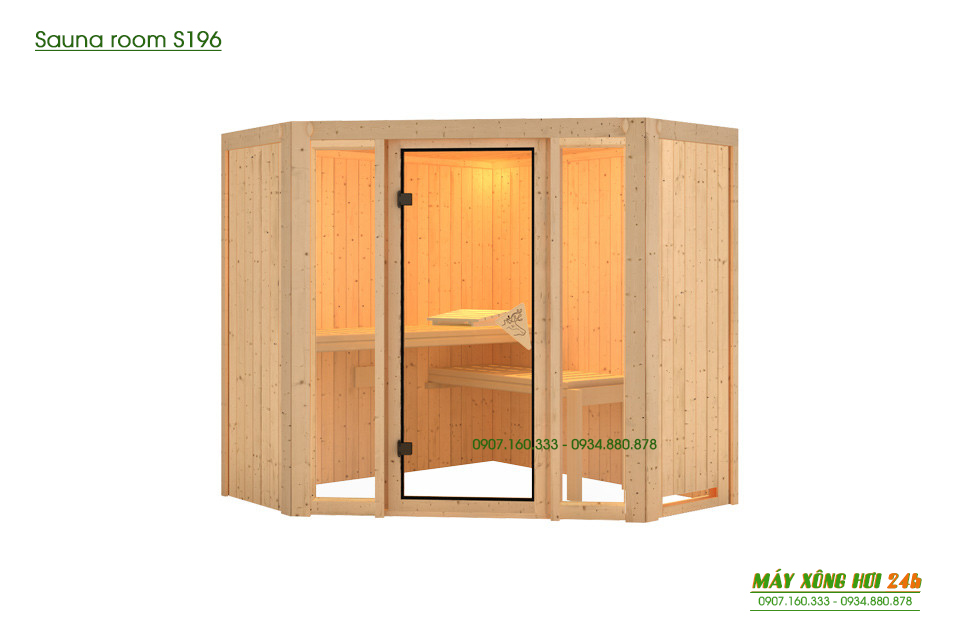 Phòng xông hơi khô sauna S196